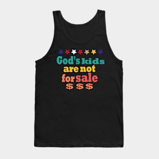 God's kids are not for sale vintage retro Tank Top